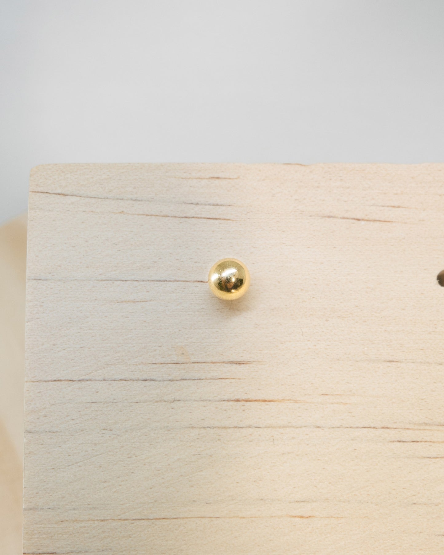 Gold Ball Stud