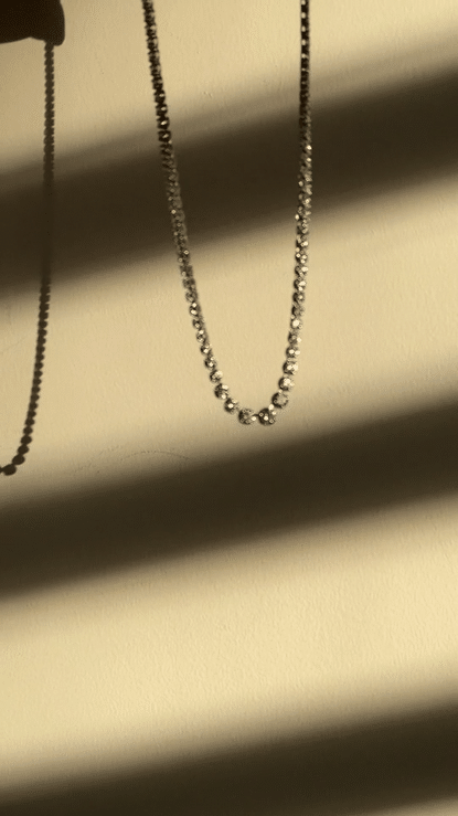 "the ONE" Graduated Diamond Eternal Tennis Necklace