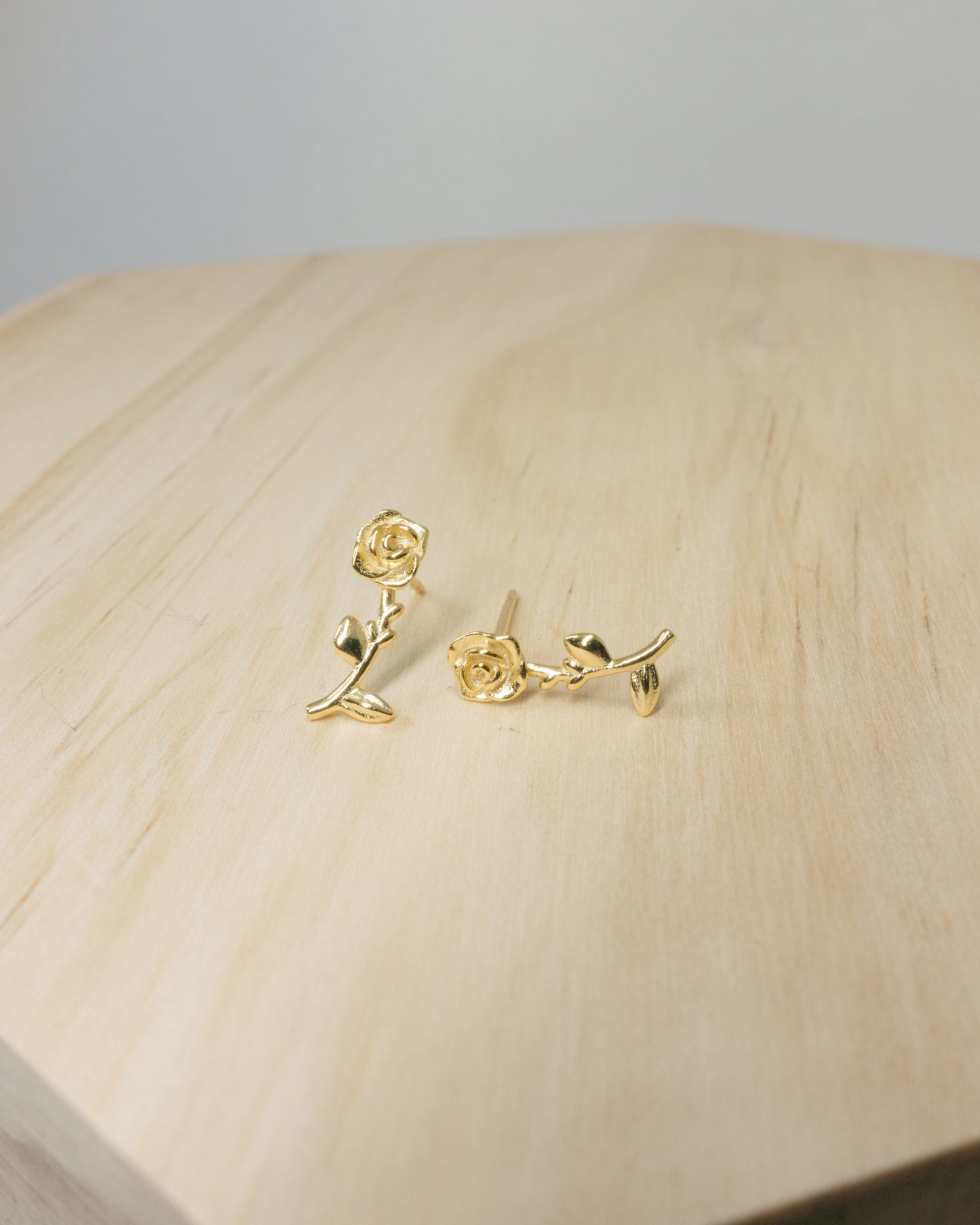 Petite Rose Stud Earrings