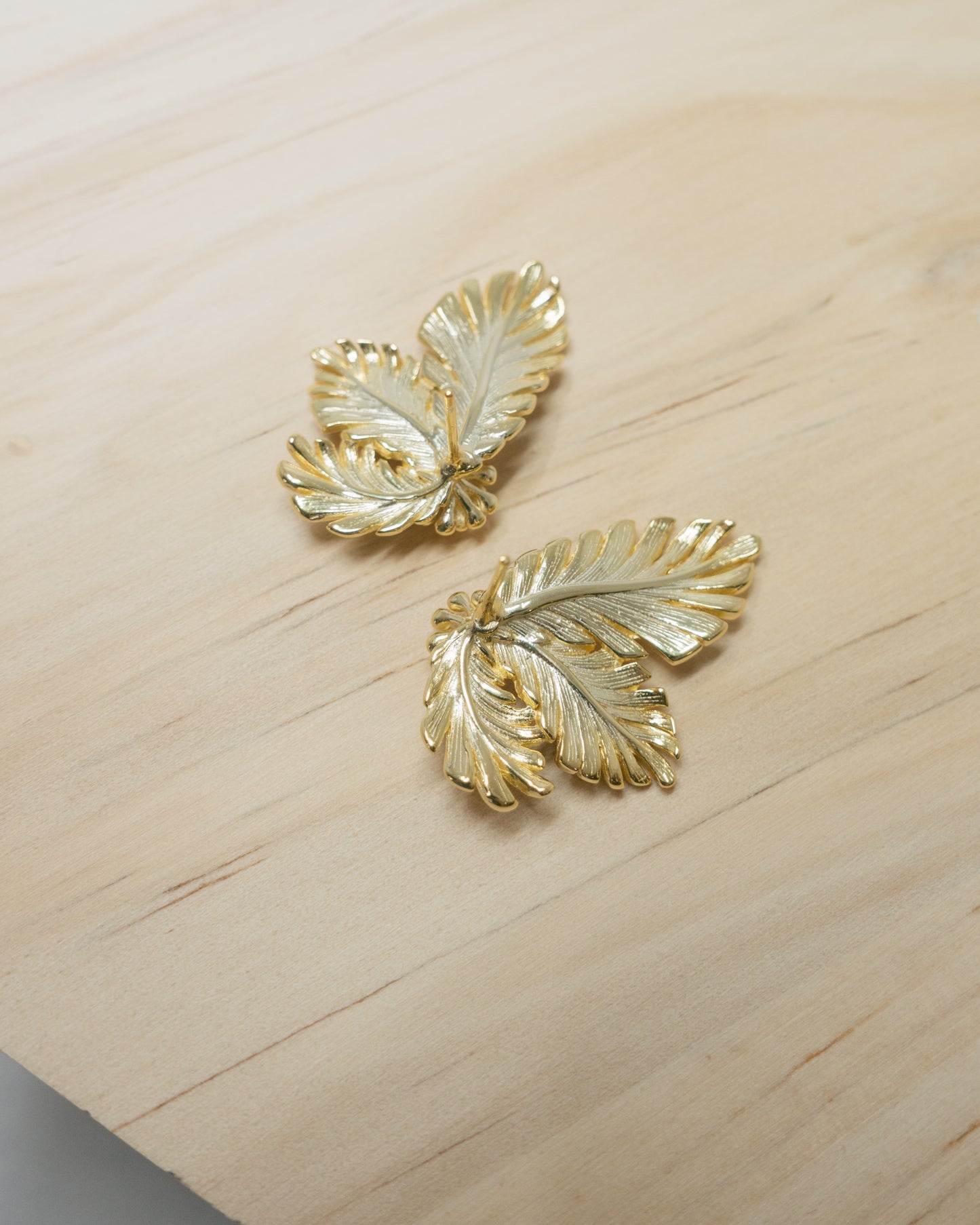Tropical Leaf Earrings
