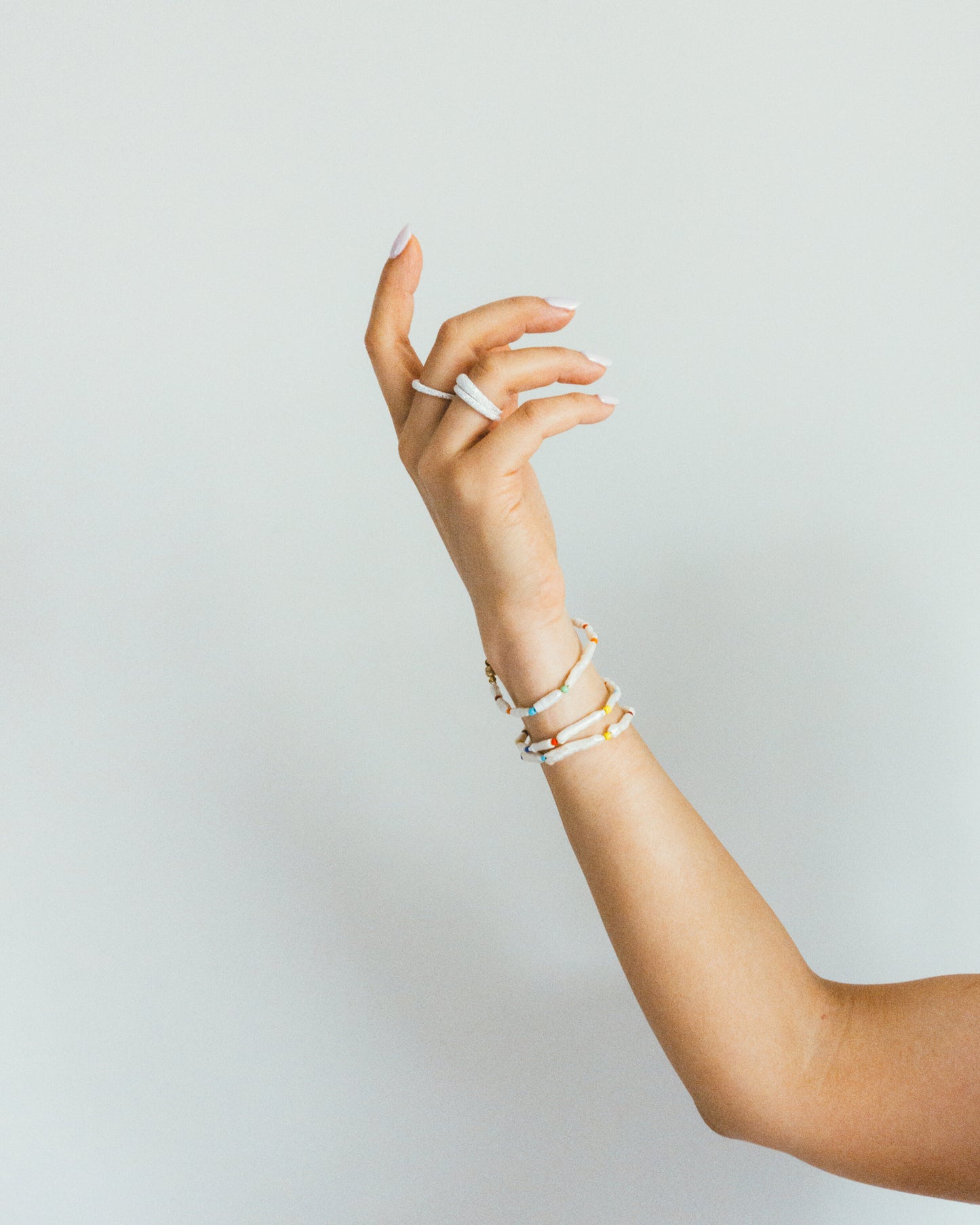 "Mari" elongated pearls bracelet