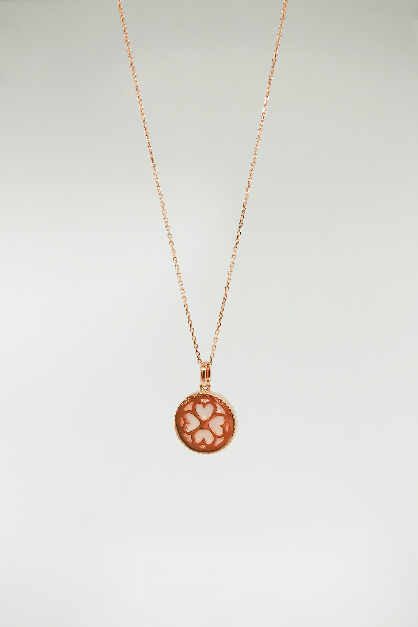 pavé diamonds initial necklace