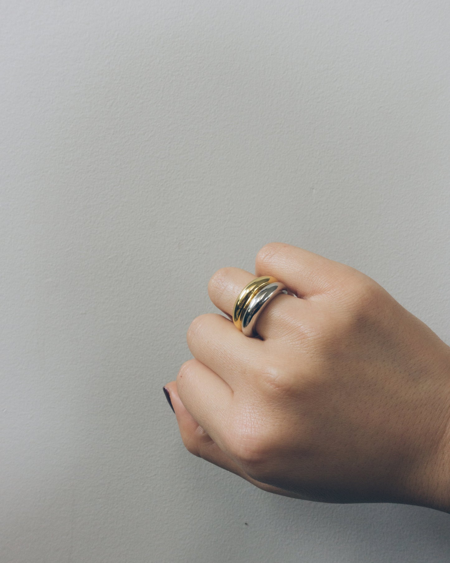 "Luc" high shine dome ring