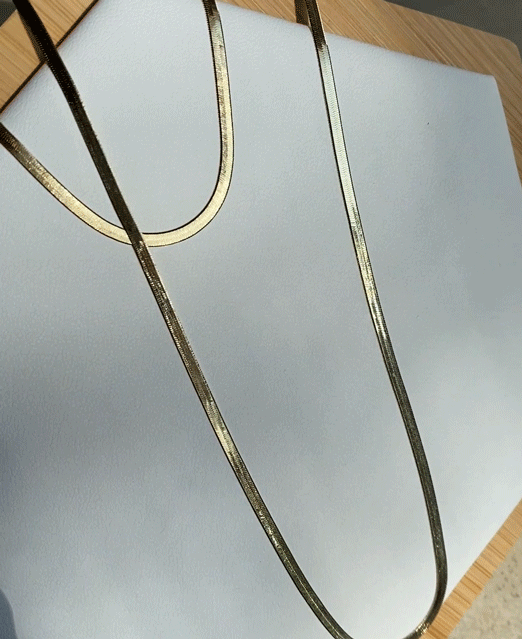 "Joelene" liquid gold necklace