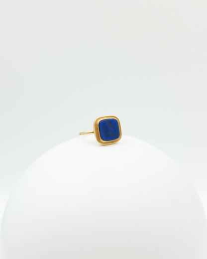 Australian Blue Fire Opal Ring