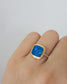Australian Blue Fire Opal Ring