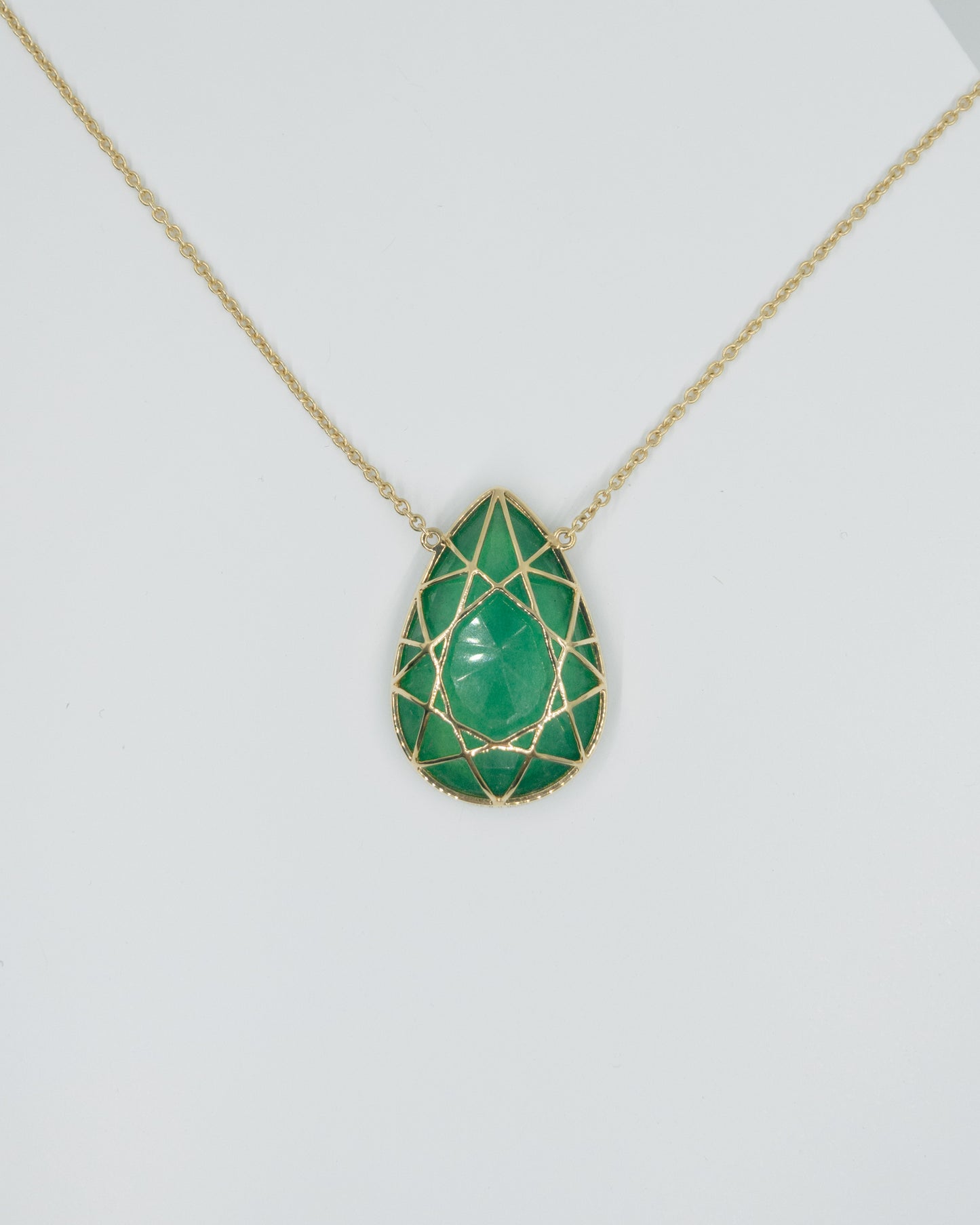 Magnificent Emerald Drop Necklace