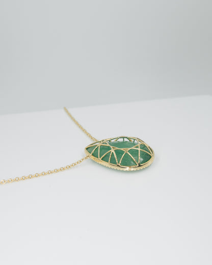 Magnificent Emerald Drop Necklace