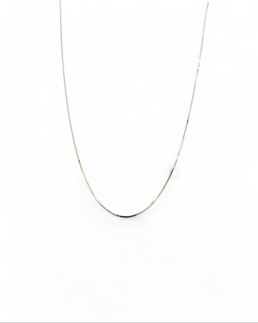 Fine Sleek Snake Necklace