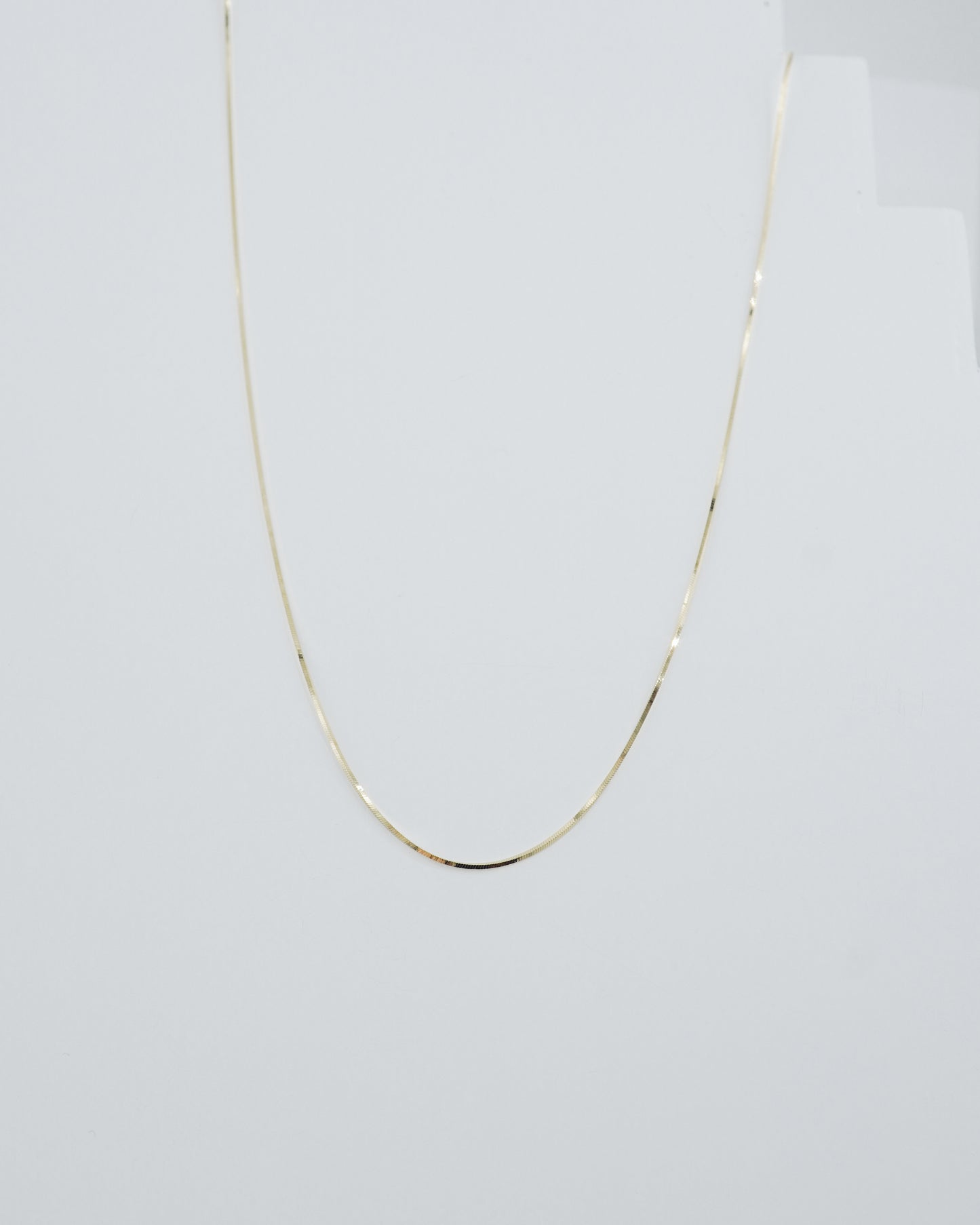 Fine Sleek Snake Necklace