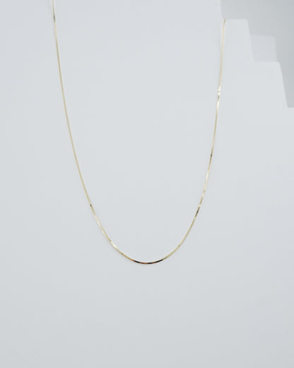 Fine Sleek Snake Necklace