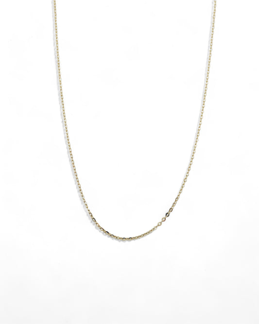 Sleek 14k Cable Chain Necklace