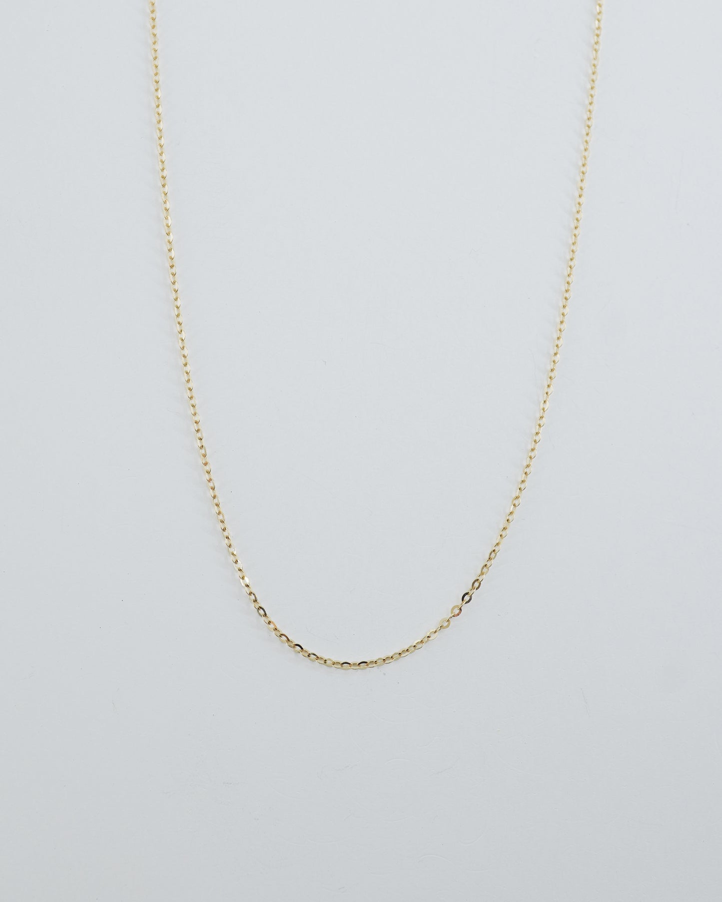 Sleek 14k Cable Chain Necklace