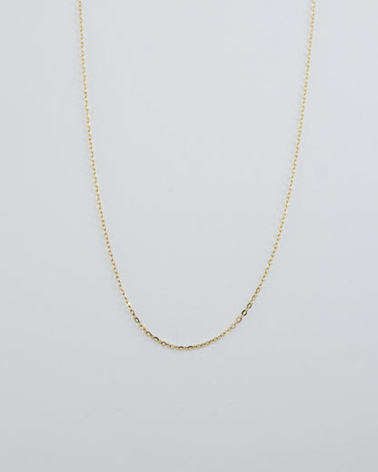 Sleek 14k Cable Chain Necklace