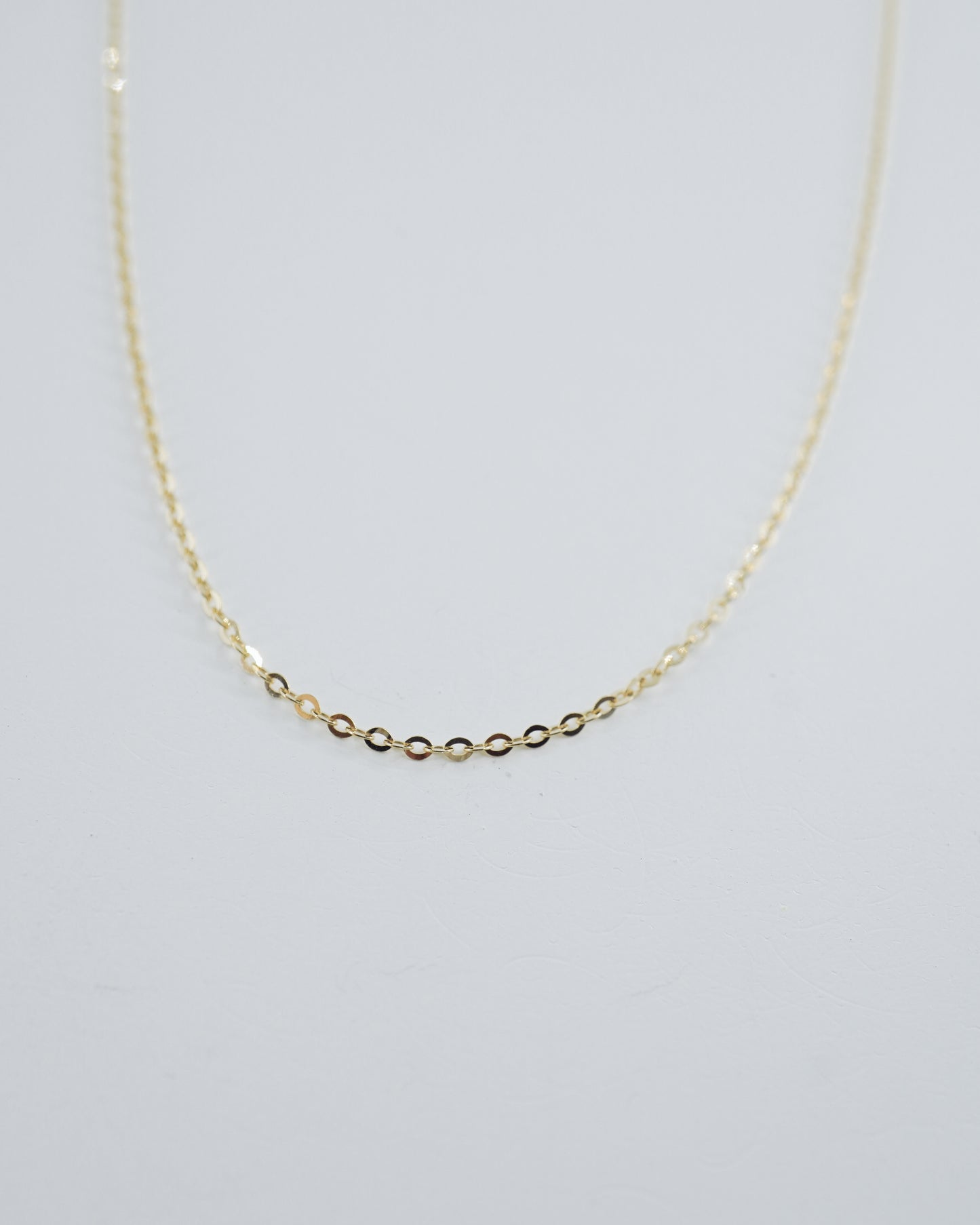 Sleek 14k Cable Chain Necklace