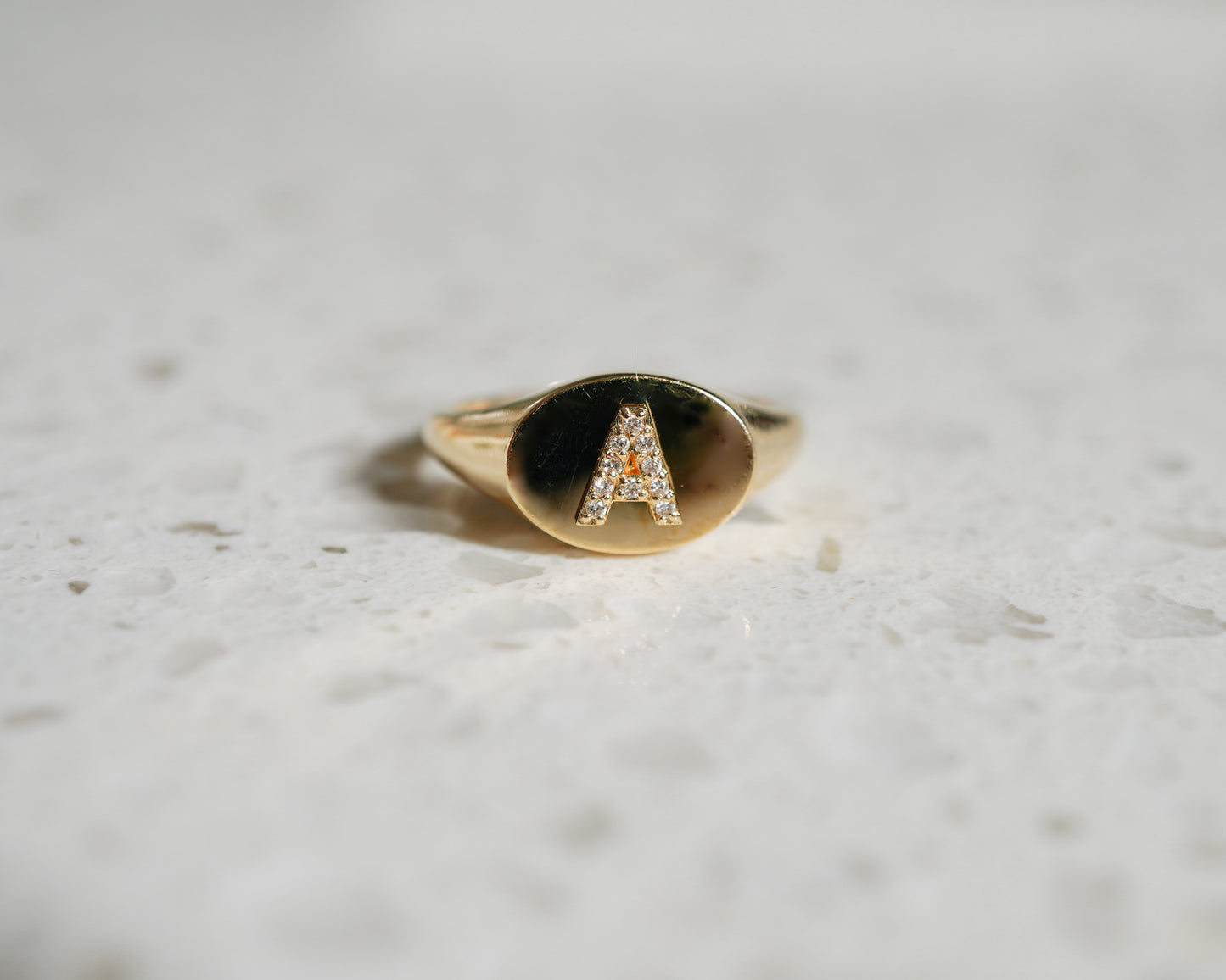 Initial Signet Ring