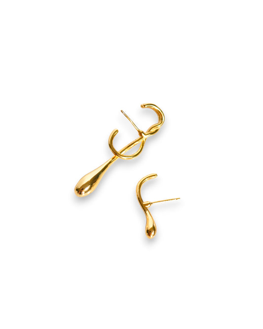 Mismatched Suspender Drop Earrings