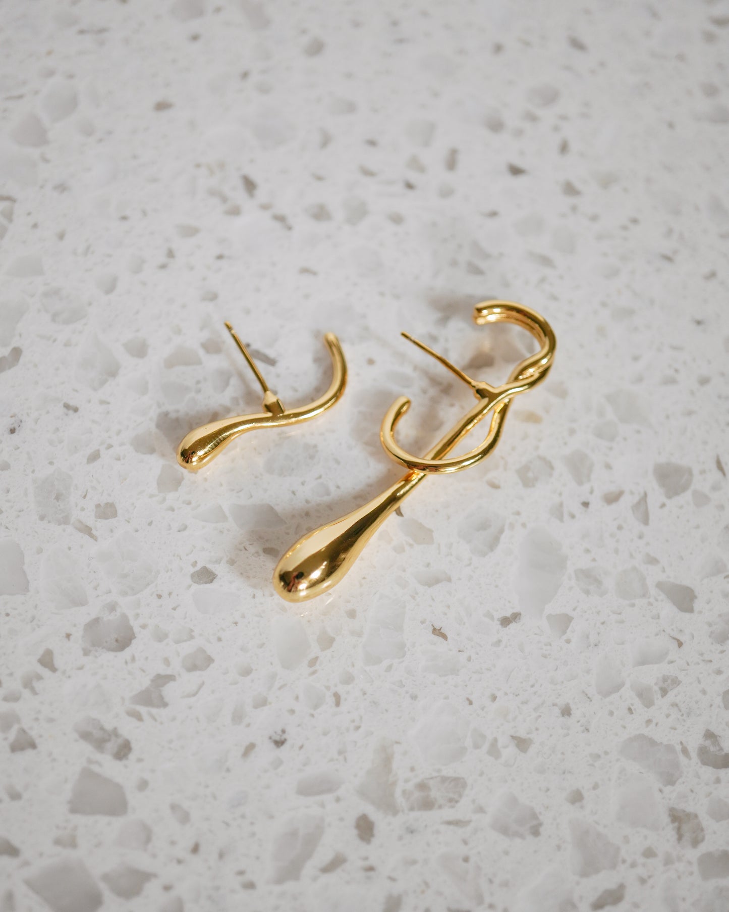 Mismatched Suspender Drop Earrings