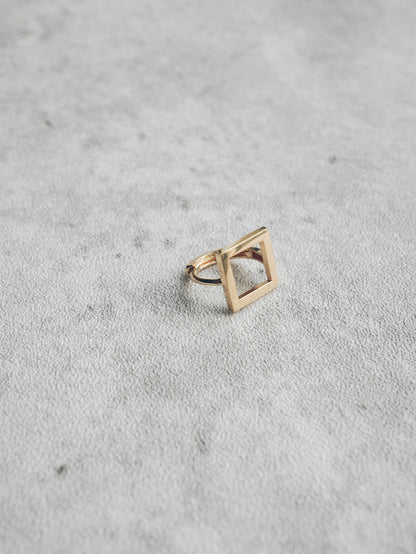 Square Huggie Earring