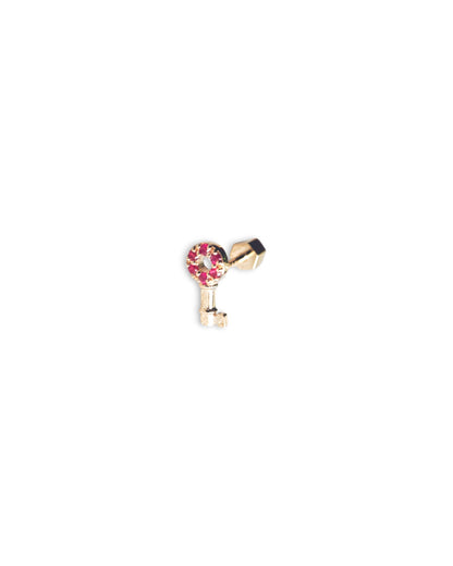 Ruby Key Screw Back Stud