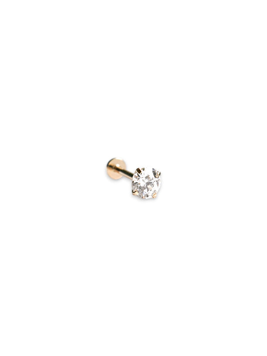 Flat Back Diamond Stud