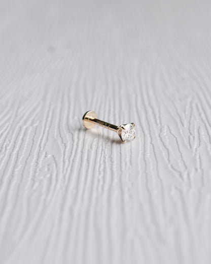 Flat Back Diamond Studs