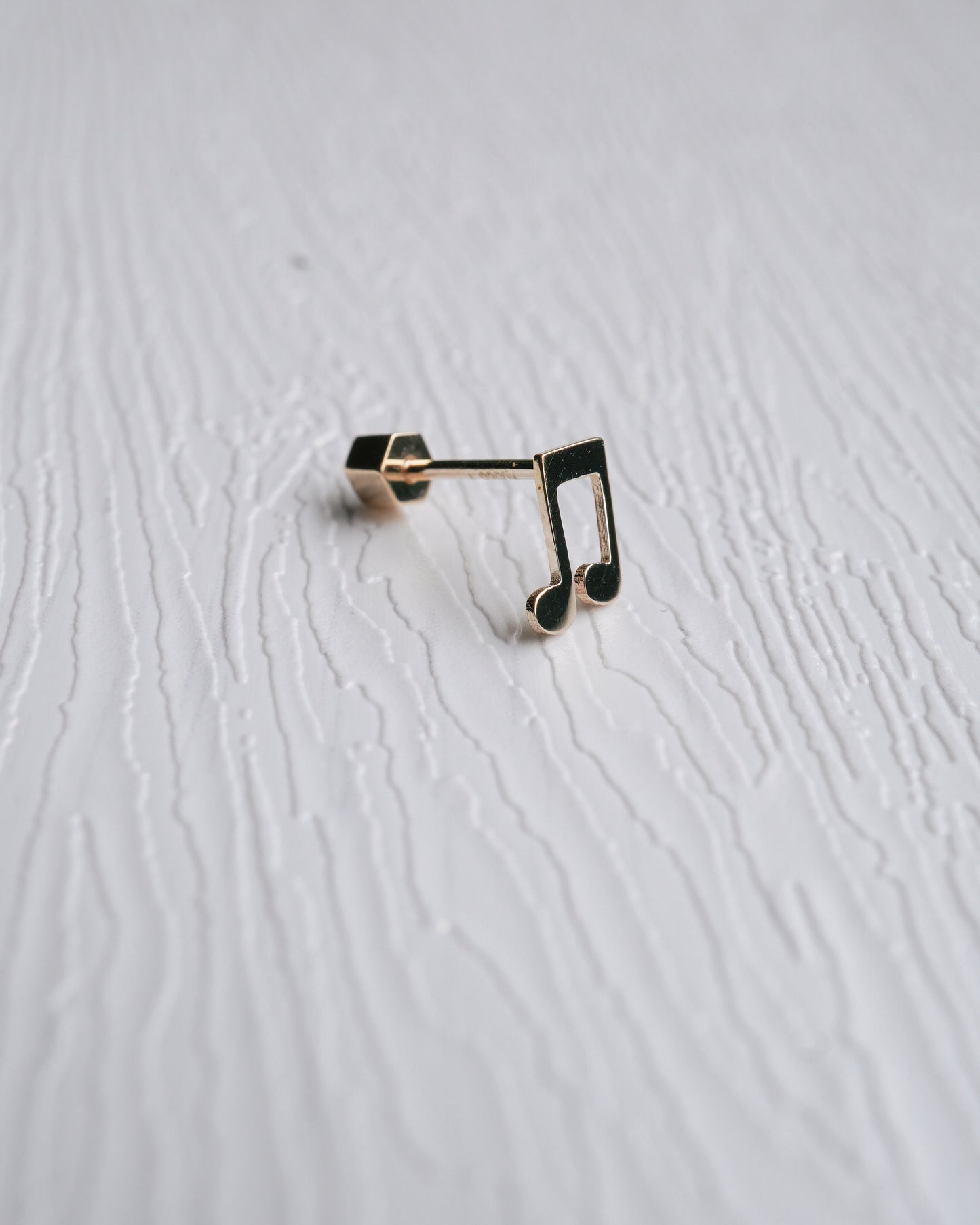 Music Note Screw Back Stud