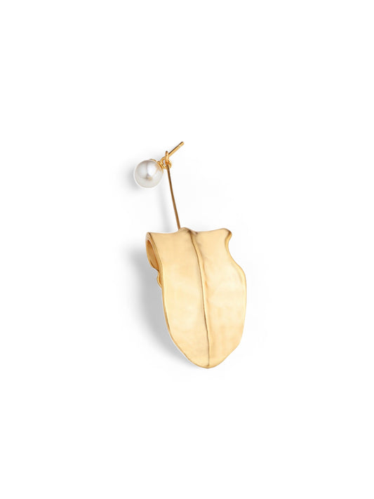 Single Leaf Drop Earring
