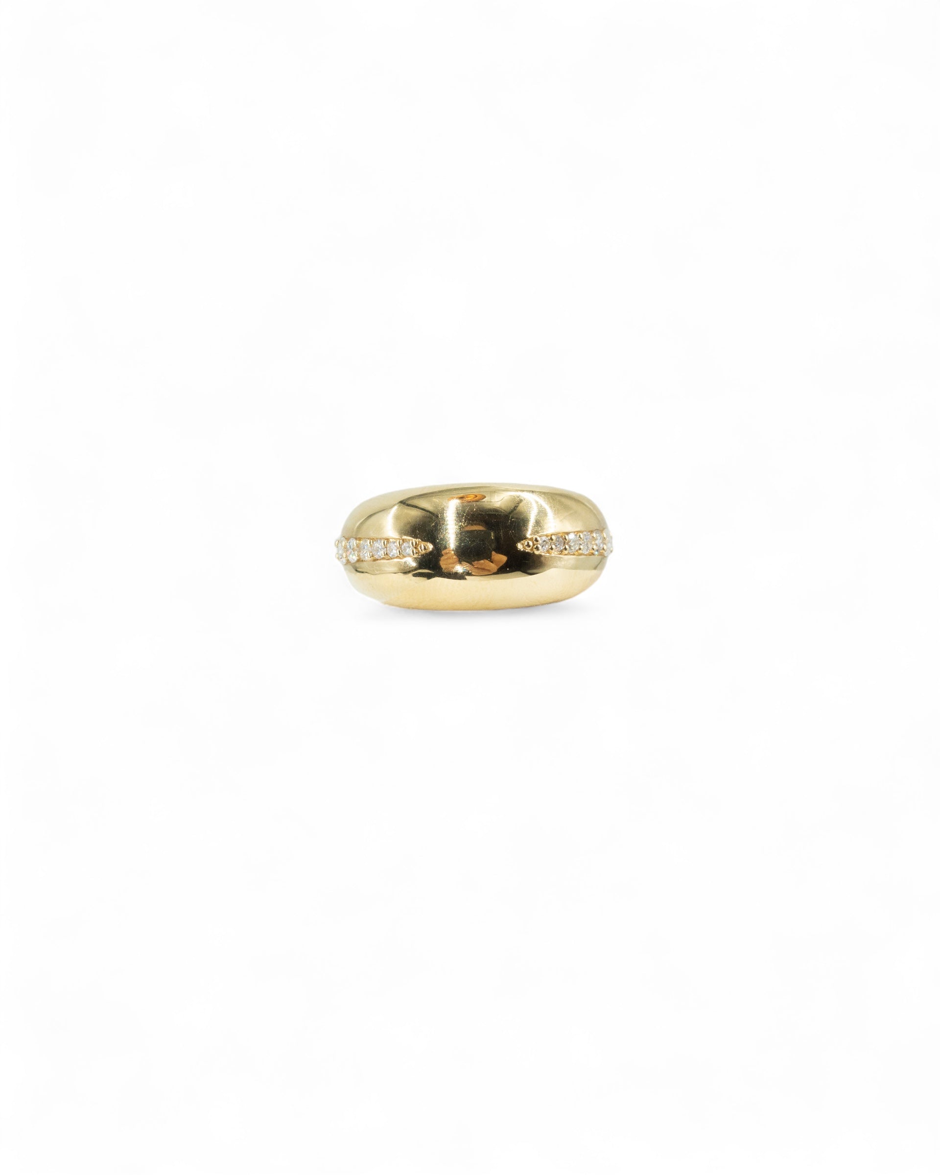 Diamond Embellished Dome Ring