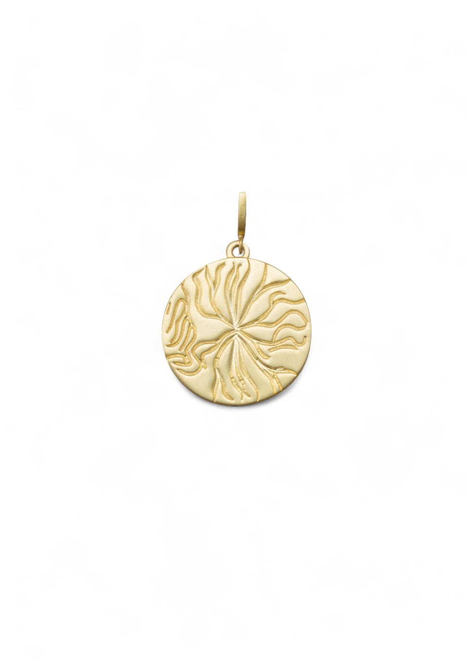 Goddess Medallion Coin Charm Pendant