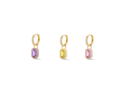 Coloured Crystal Enamel Earrings Bundle