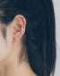 "Adele" zircon leafy ear cuff