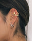 "Kaylee" double hoop earrings