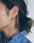 "Yoko" rainbow linear earrings