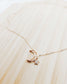 "shine together" moon and star lariat necklace