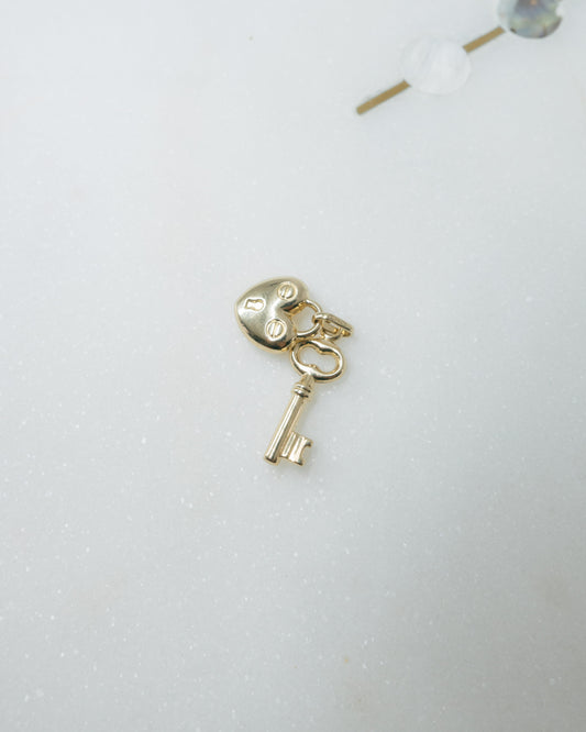Mini Lock and key Pendant