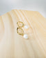 "Louis" gold vermeil baroque pearl earrings