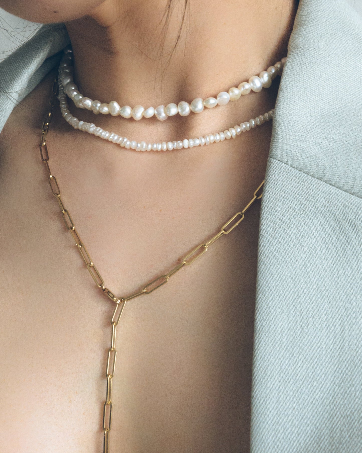 "Phoebe" freshwater pearl necklace