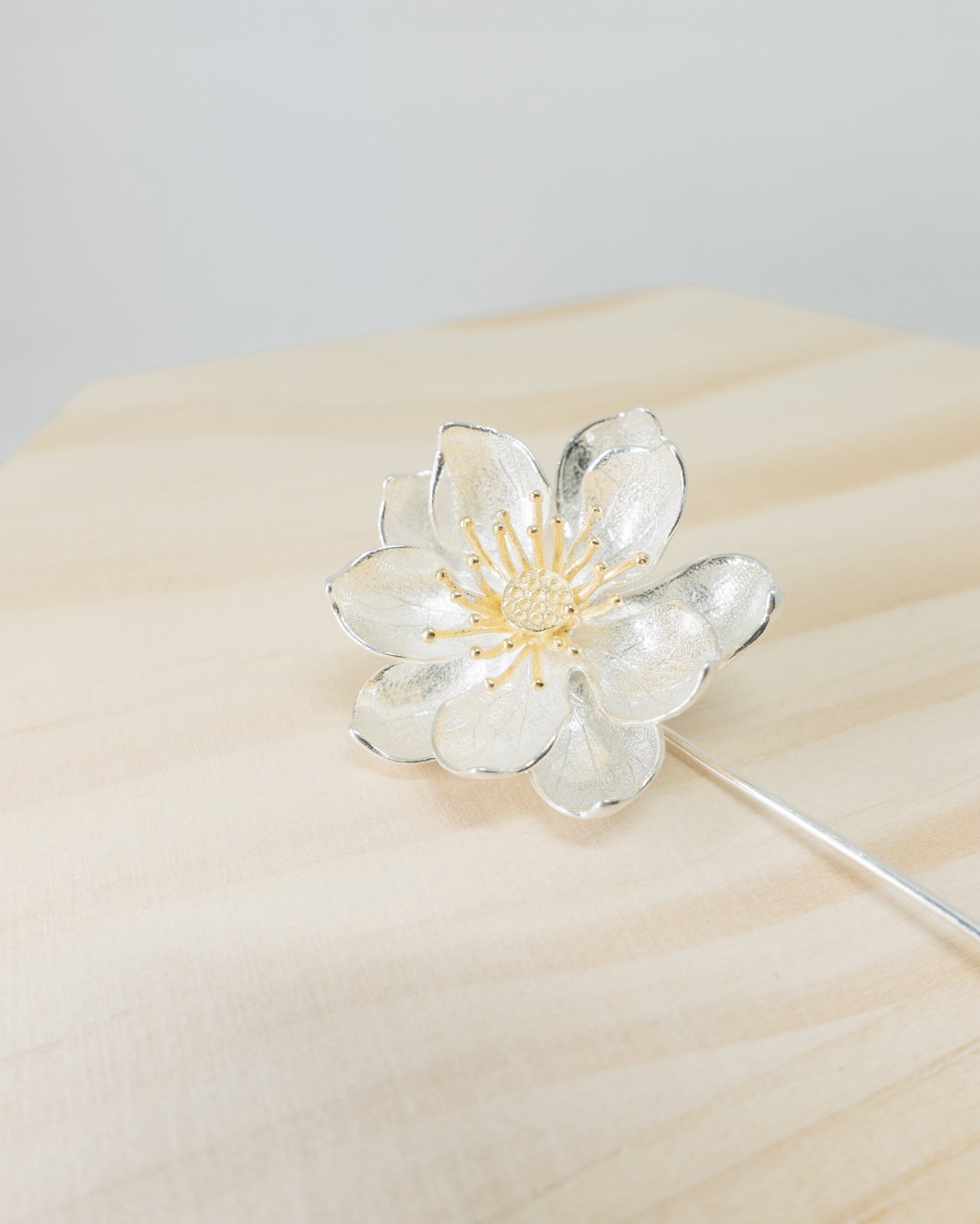 "Emi" lotus flower pin