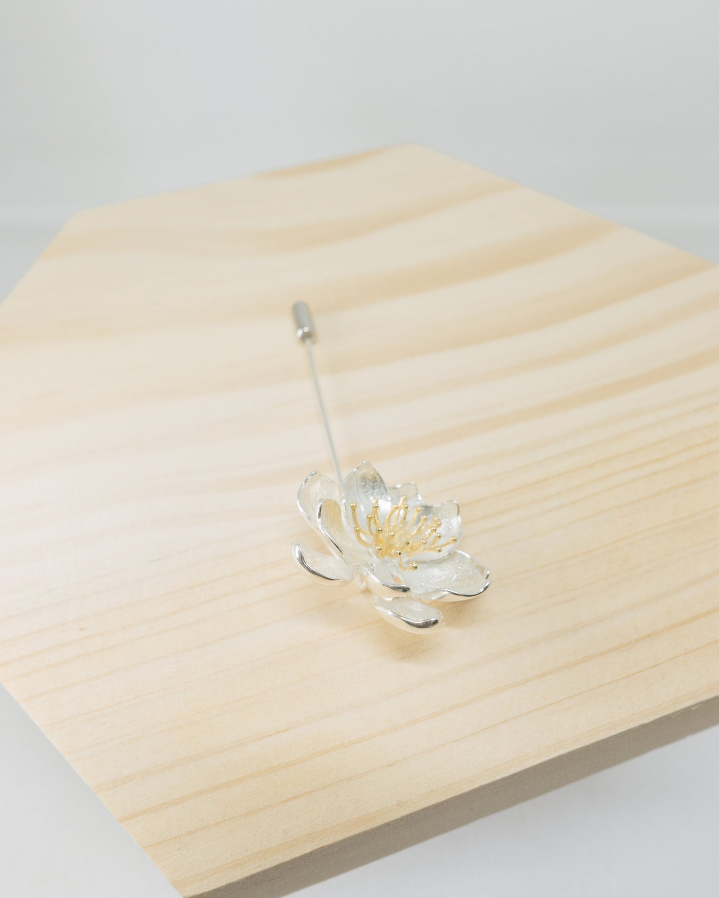 "Emi" lotus flower pin