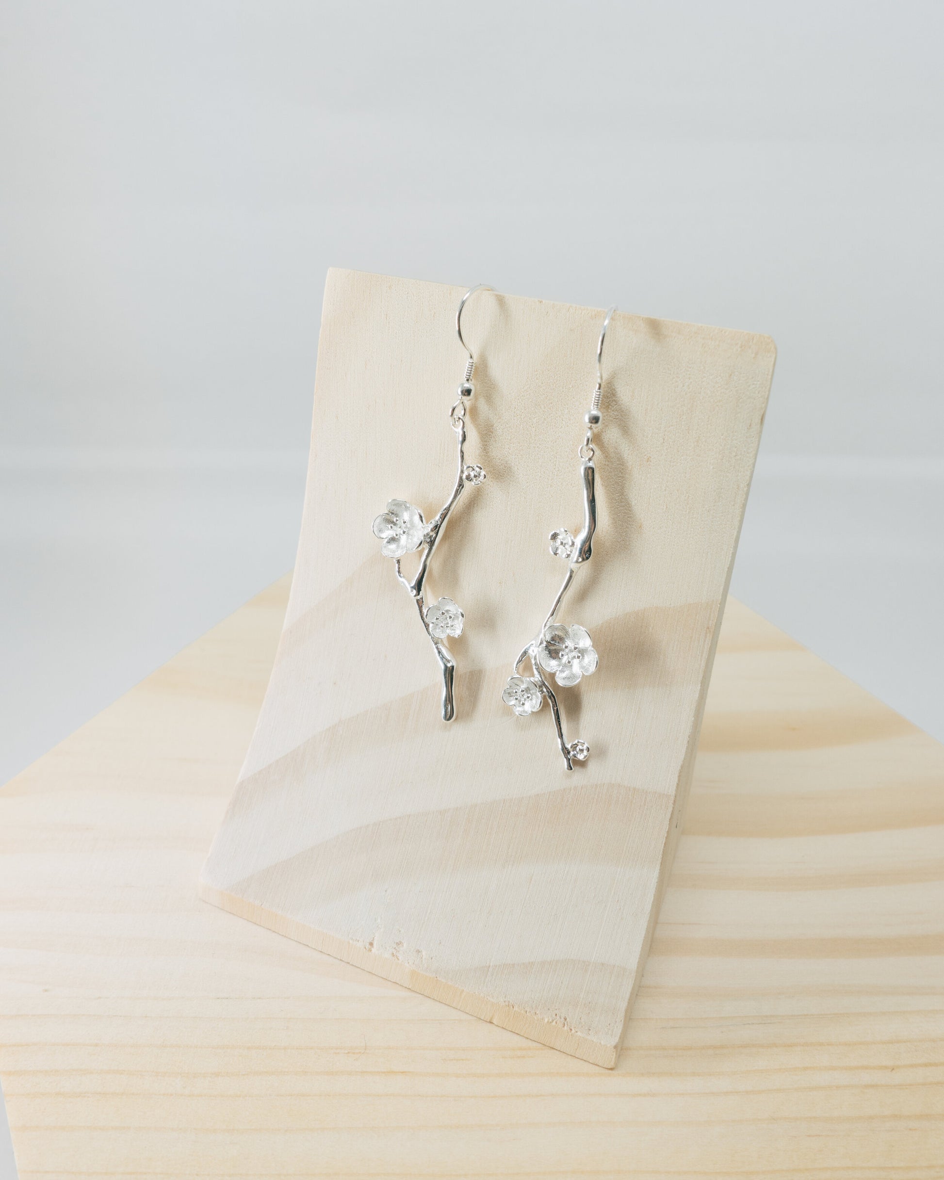 Floral branch deals earring