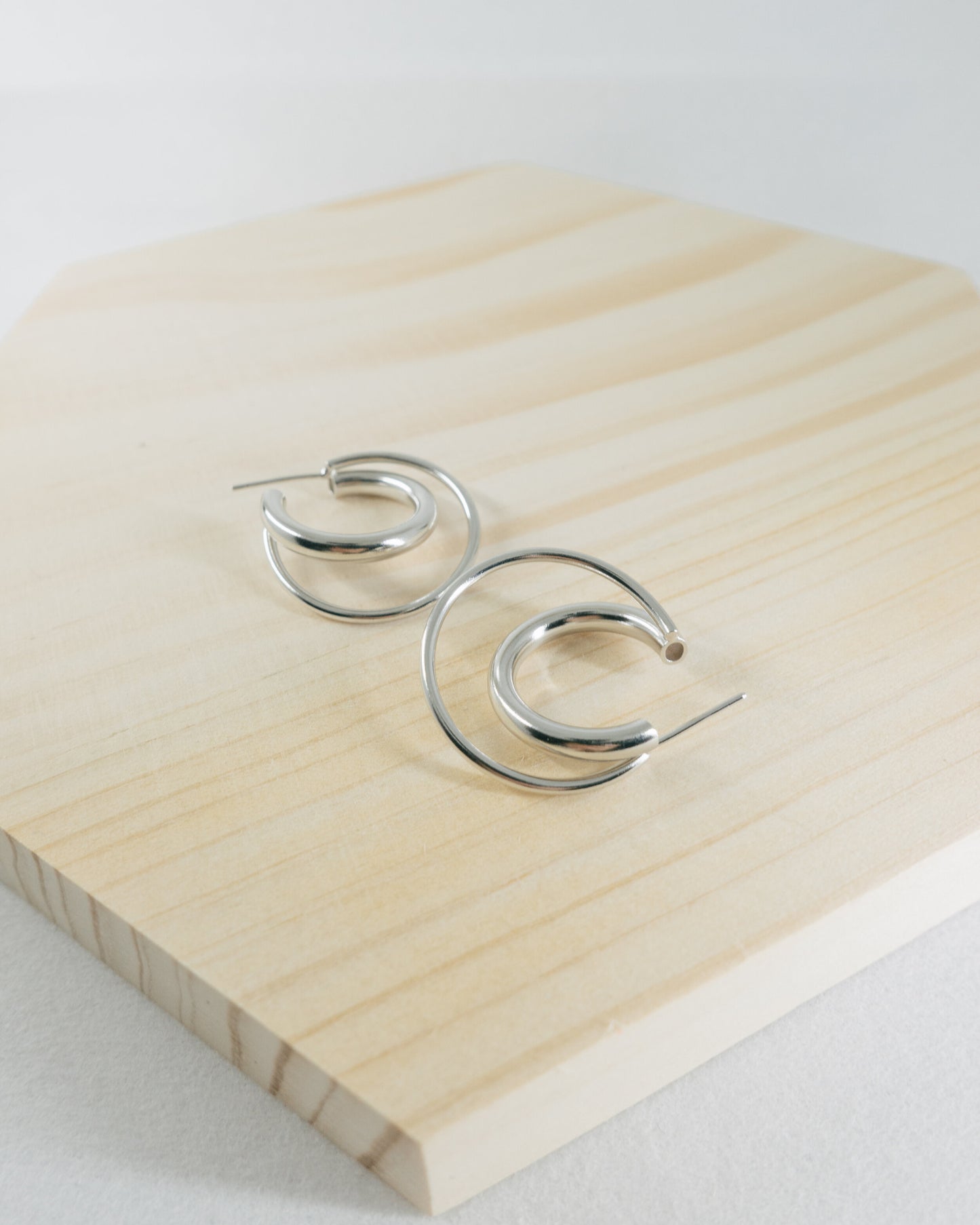 "Kaylee" double hoop earrings