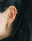 "Parker" two-tone links earrings