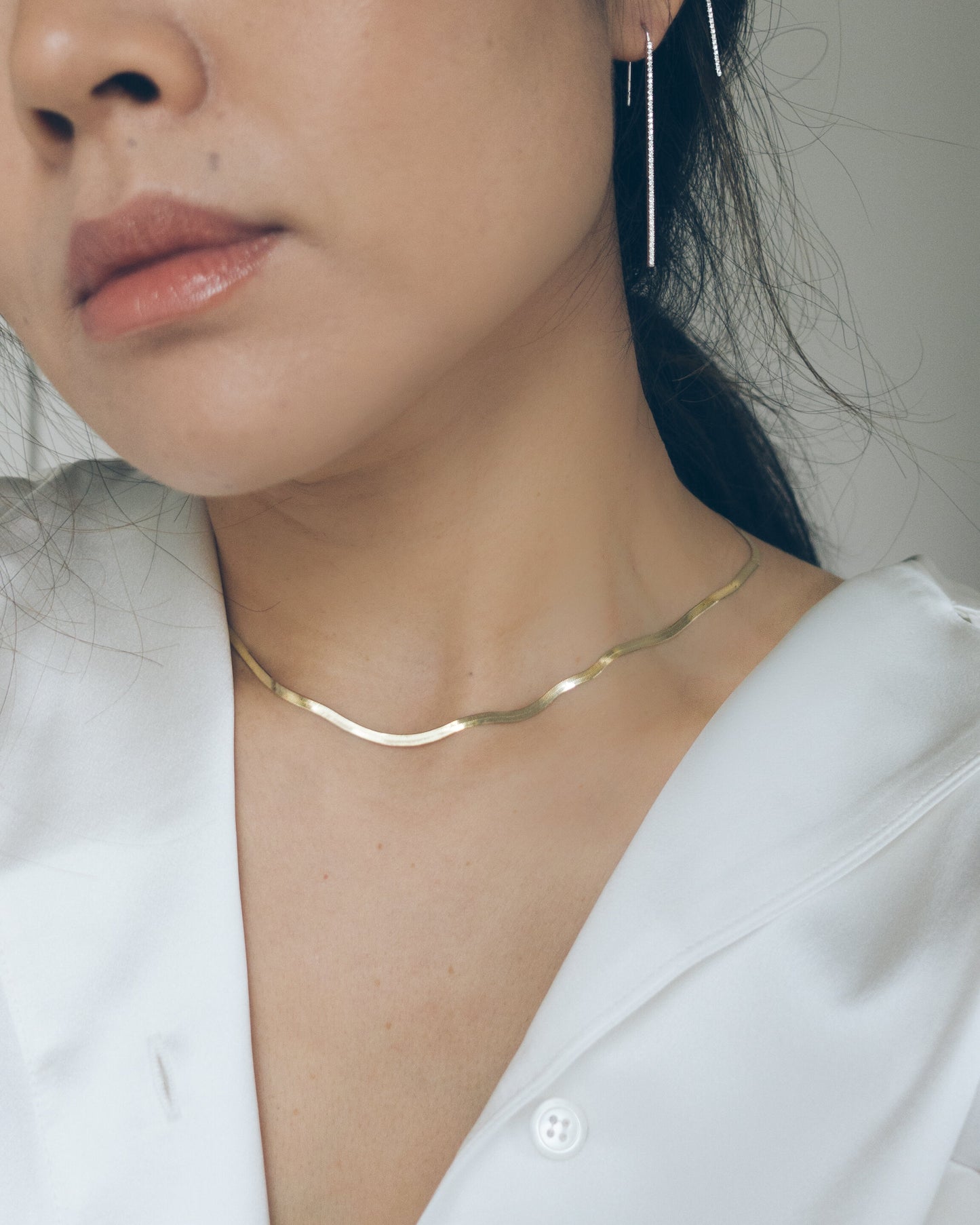 "Joelene" liquid gold necklace