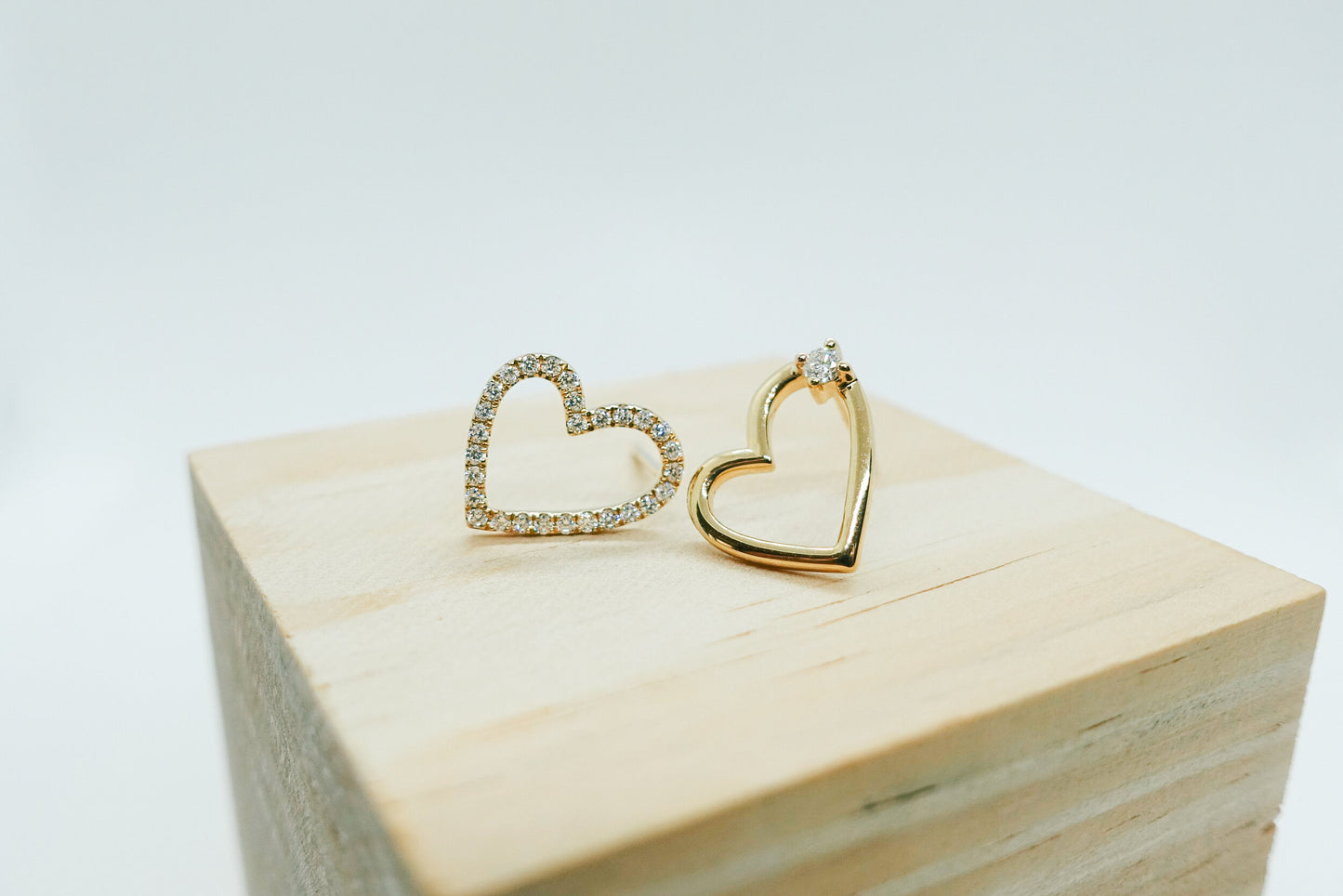 the hearts earrings