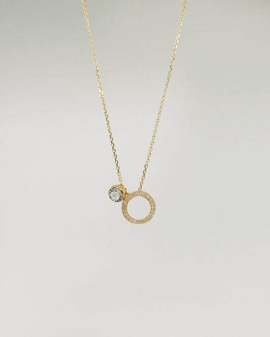 multiways circle necklace