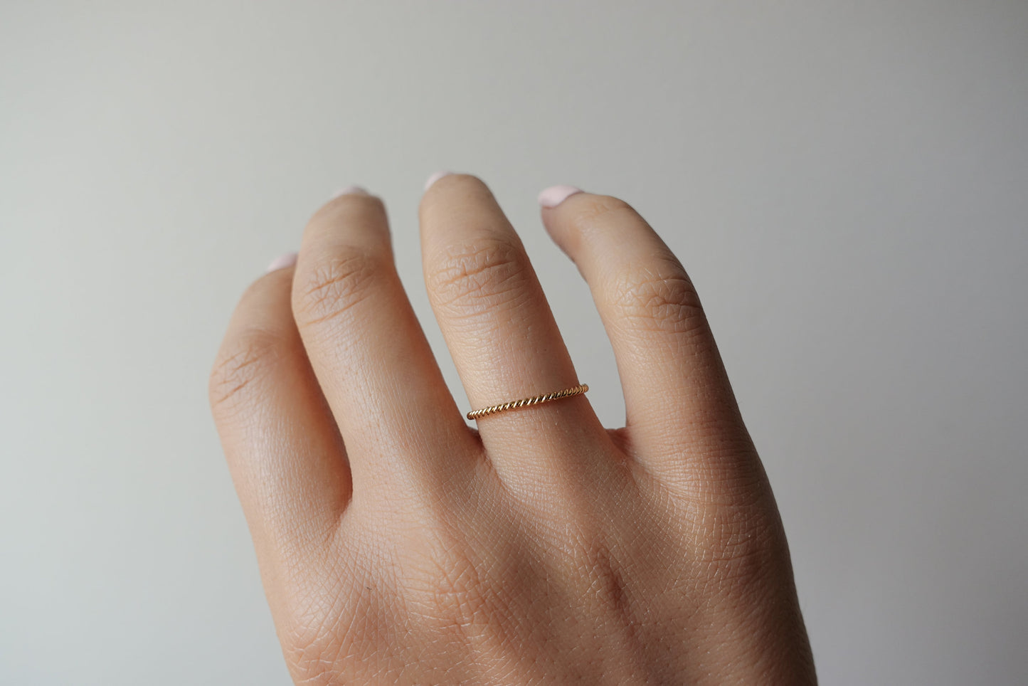 stackable twisted ring