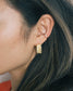 "Chika" wide wavy earrings