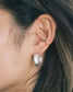 "Chika" wide wavy earrings
