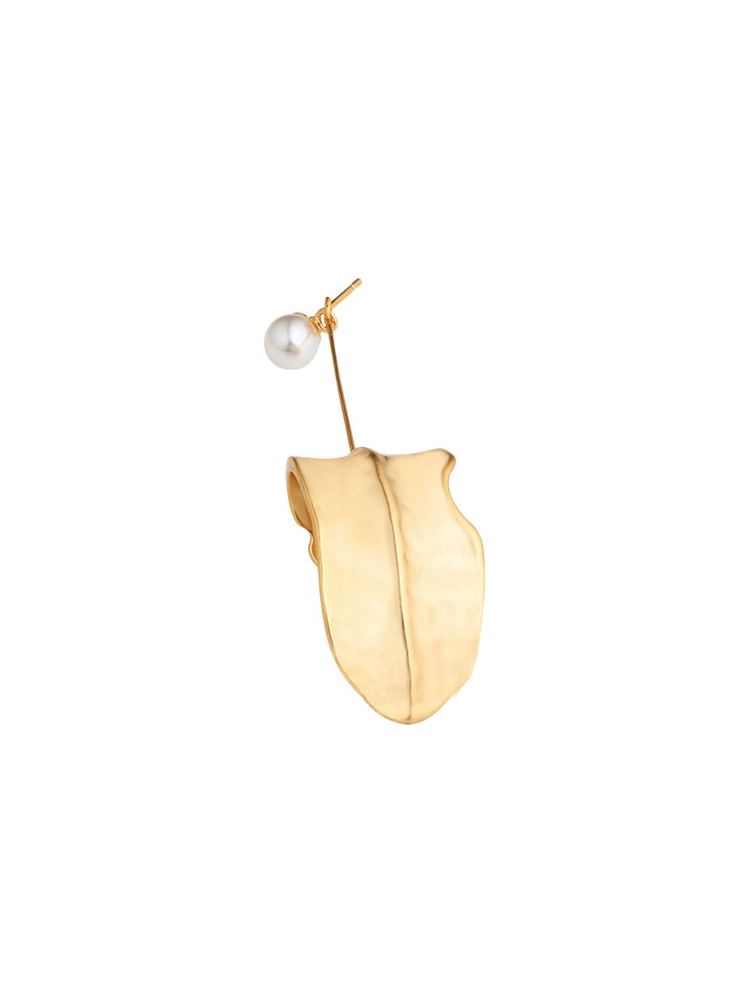 Single Leaf Drop Earring